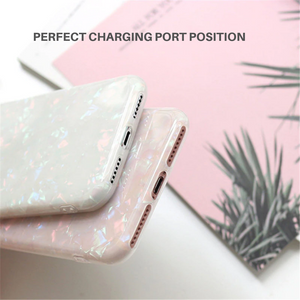 Glitter Dream Shell Phone Case (WHITE) - iPhone