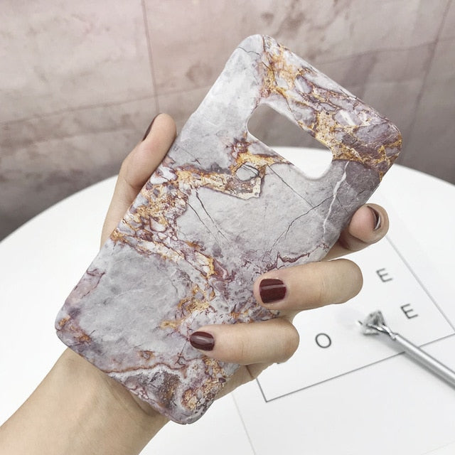 Hard Summer Inspired Marble Phone Case - Samsung Galaxy