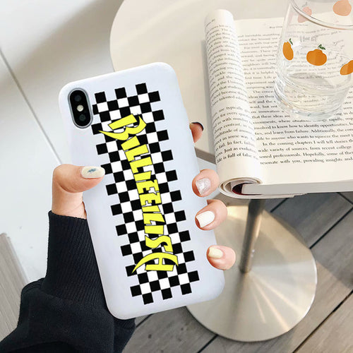 Billie Eilish Checkered Logo Phone Case - iPhone