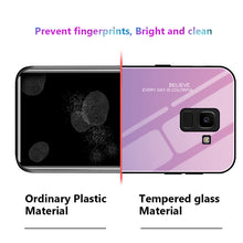 Load image into Gallery viewer, Color Tempered Glass Cases (BLUE) - Samsung Galaxy