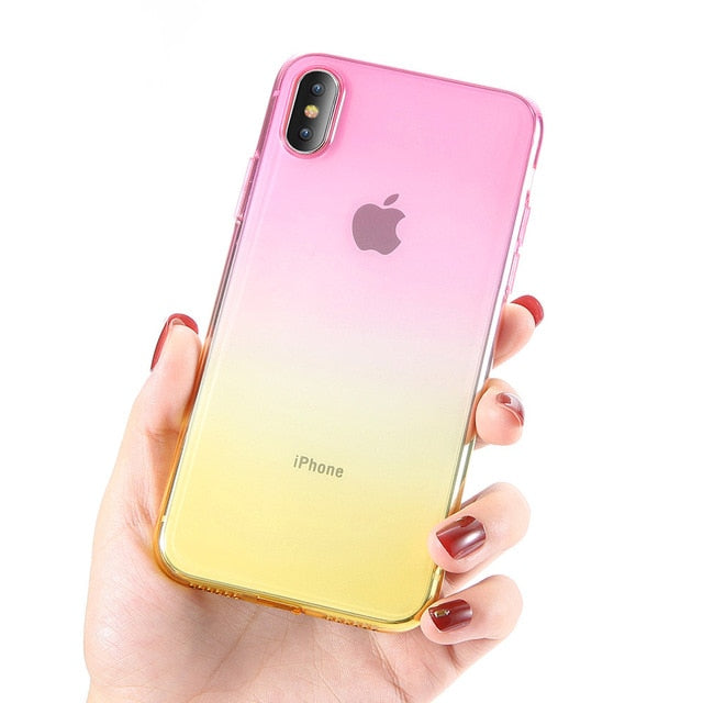 Summer Splash Ultra Thin Cases (PINK/GOLD) - iPhone