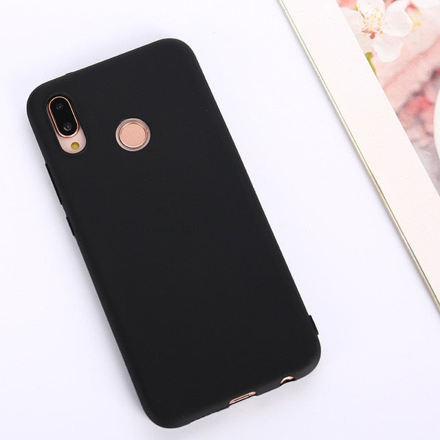 Candy Color Case (BLACK) - Huawei