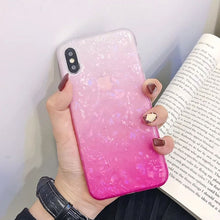 Load image into Gallery viewer, Glitter Dream Shell Phone Case (WHITE/PINK) - iPhone