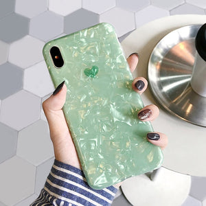 Glitter Dream Shell Phone Case (GREEN) - iPhone