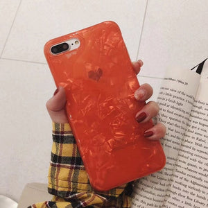 Glitter Dream Shell Phone Case (ORANGE) - iPhone