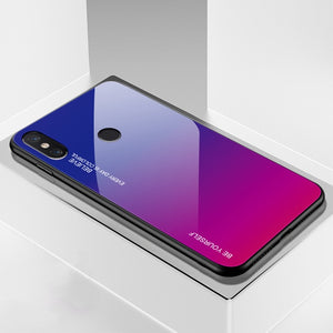 Gradient Tempered Glass Case (PURPLE/BLUE) - Xiaomi