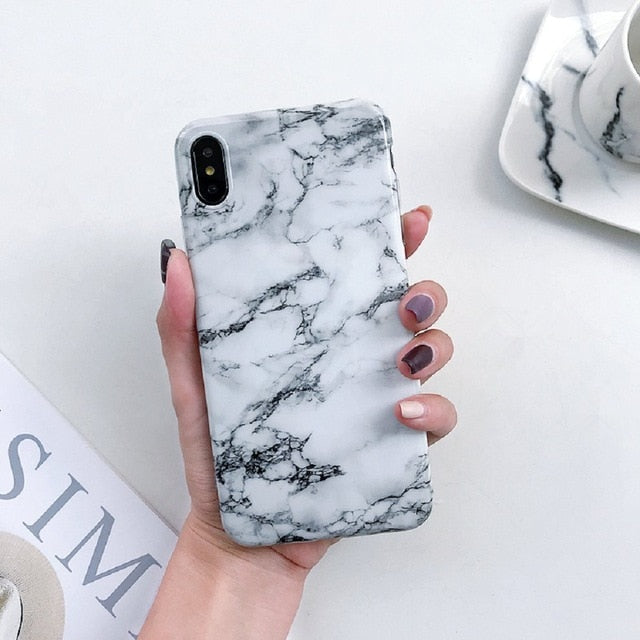 Summer Inspired Marble Phone Cases - iPhone