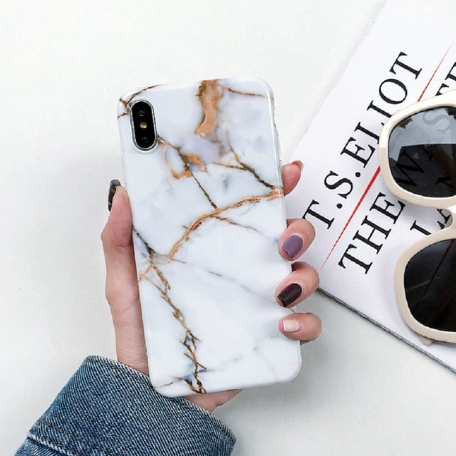 Summer Inspired Marble Phone Cases - iPhone