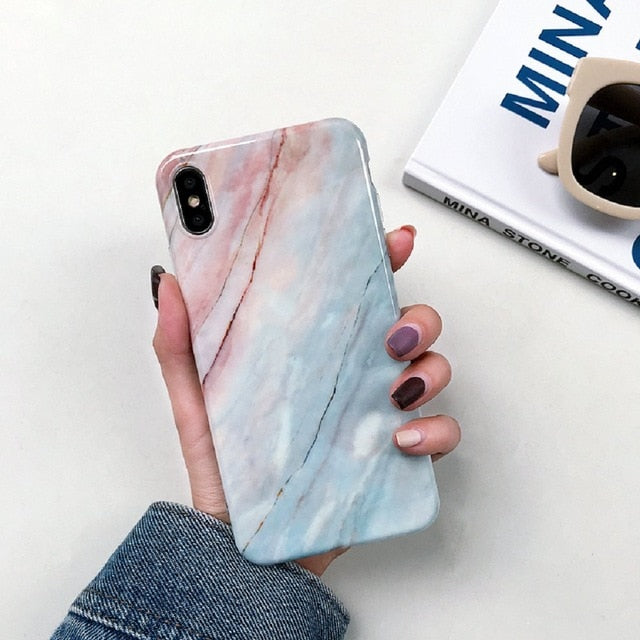 Summer Inspired Marble Phone Cases - iPhone