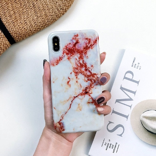 Summer Inspired Marble Phone Cases - iPhone