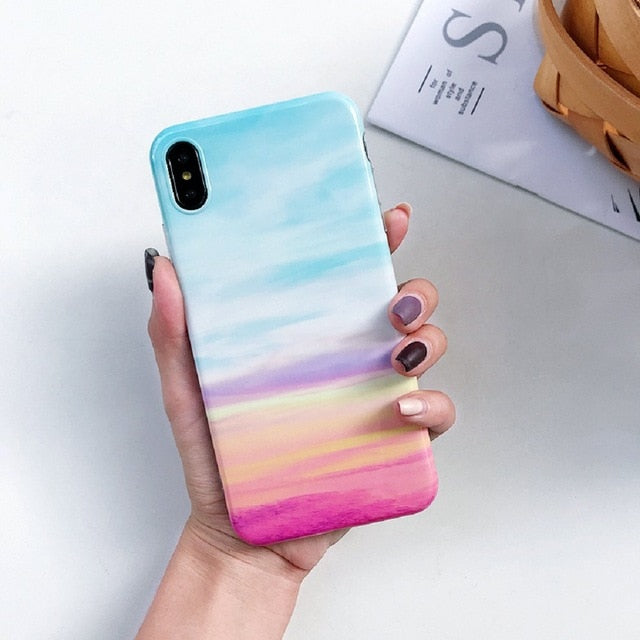 Summer Inspired Marble Phone Cases - iPhone