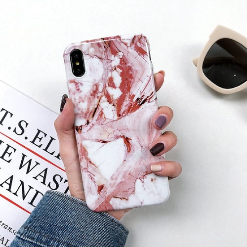 Summer Inspired Marble Phone Cases - iPhone