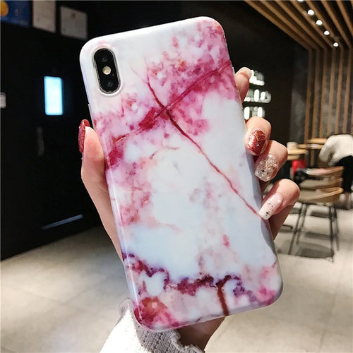 Summer Inspired Marble Phone Cases - iPhone