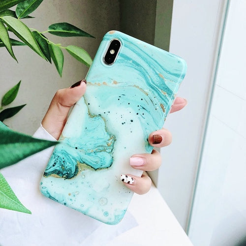 Summer Inspired Marble Phone Cases - iPhone