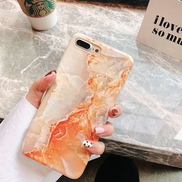 Summer Inspired Marble Phone Cases - iPhone