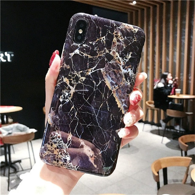 Summer Inspired Marble Phone Cases - iPhone