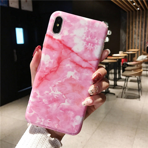 Summer Inspired Marble Phone Cases - iPhone