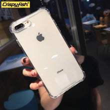Load image into Gallery viewer, Shockproof Transparent Silicone Case (WHITE) - iPhone