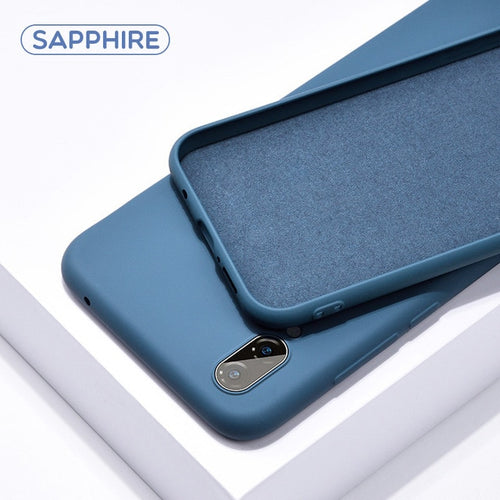 Soft Liquid Silicone Case (SAPPHIRE)  -  Samsung Galaxy