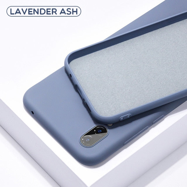 Soft Liquid Silicone Case (LAVENDER ASH)  -  Samsung Galaxy