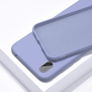 Soft Liquid Silicone Case (PURPLE)  -  Samsung Galaxy