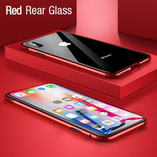 Load image into Gallery viewer, Shockproof Metal Case with Tempered Glass (BLACK FULL CASE) - iPhone